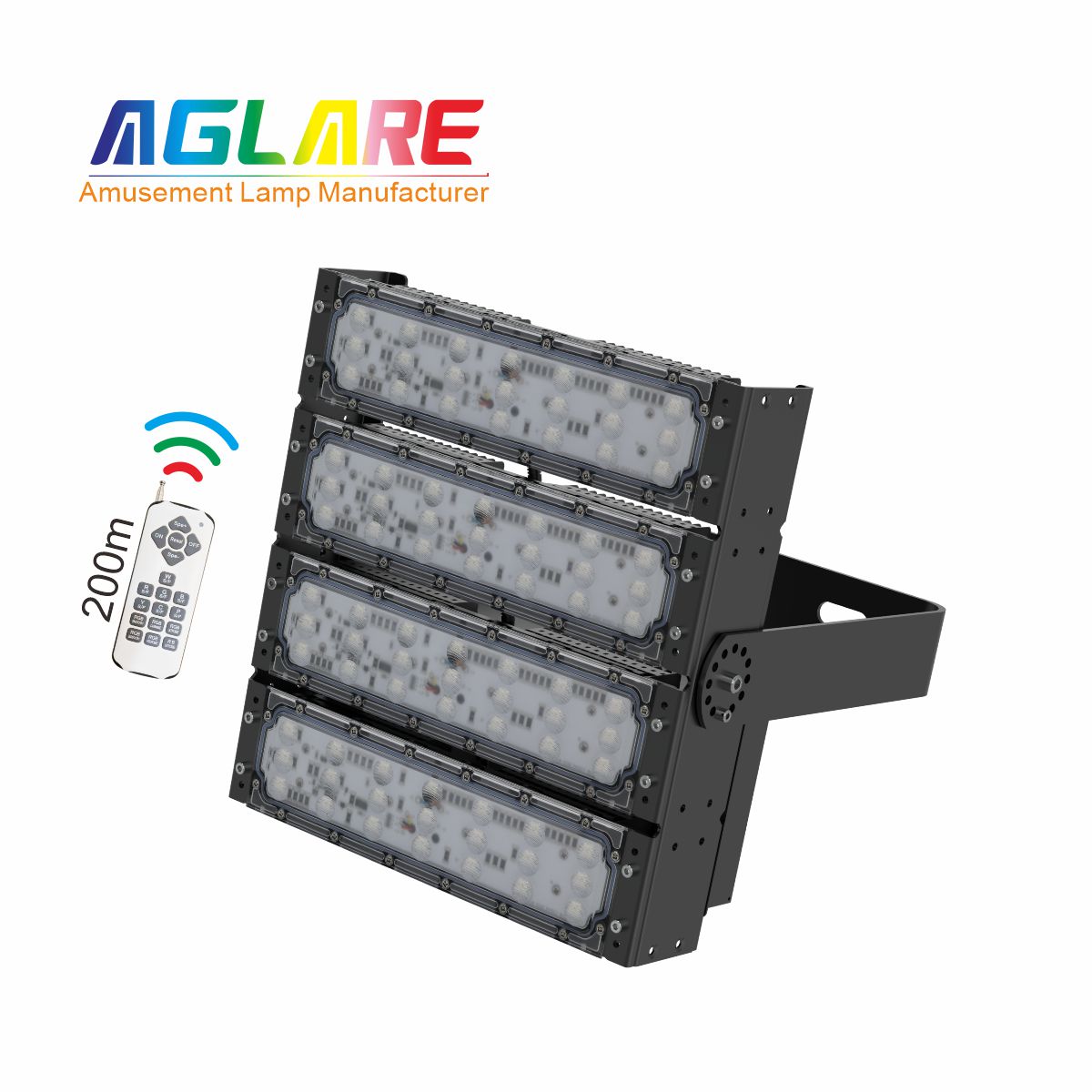 200W RGB彩色投光灯,变色户外射灯带？？仄